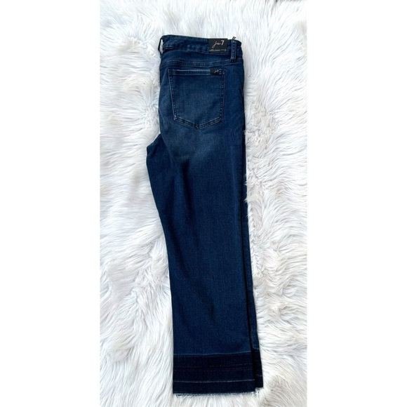 NWT Jen7 Raw Hem Straight Leg Ankle Jeans - Picture 4 of 8